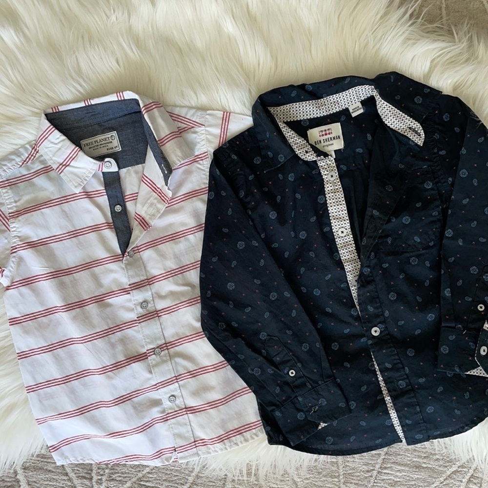 Set of 2 Boys Casual / Dress Shirts, size 4T